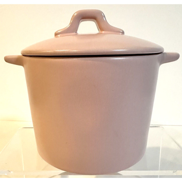 Rae Dunn Pink Love Mini Ceramic Crock Valentines Kitchen Artisan Collection NEW - Picture 7 of 11